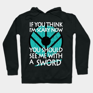 If you think I'm scary now... Vikings-inspired Hoodie